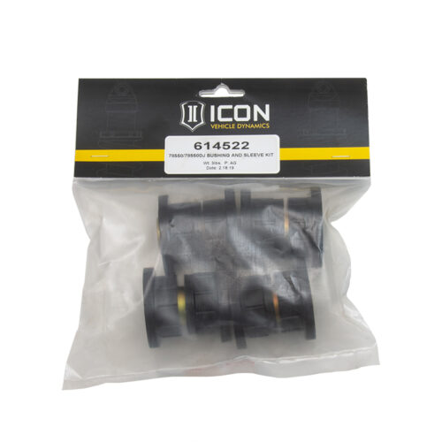 ICON (78550/78550DJ) Upper Control Arm Replacement Bushing And Sleeve Kit
