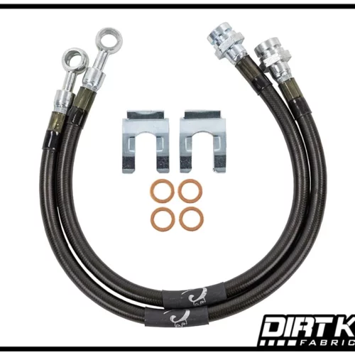 Dirt King Fabrication Brake Lines | 10mm-1.0 FIF x 10mm-1.0 FIF DK-270716K-GY