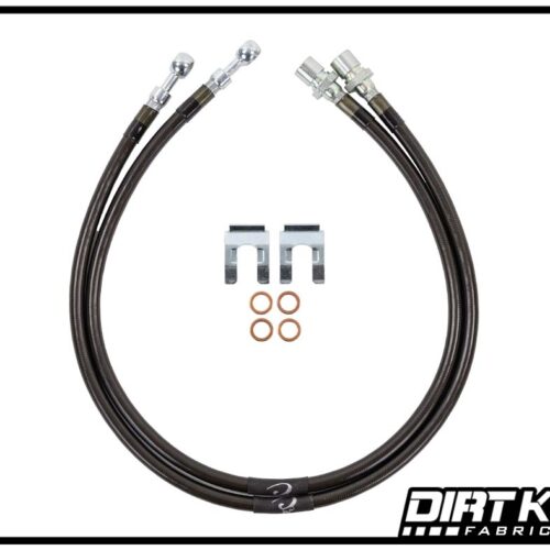 Dirt King Fabrication Brake Lines | 10mm-1.0 FIF x 10mm-1.0 FIF DK-270718K-GY