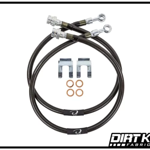 Dirt King Fabrication Brake Lines | 10mm Banjo x 10mm-1.0 FIF DK-230729K-GY