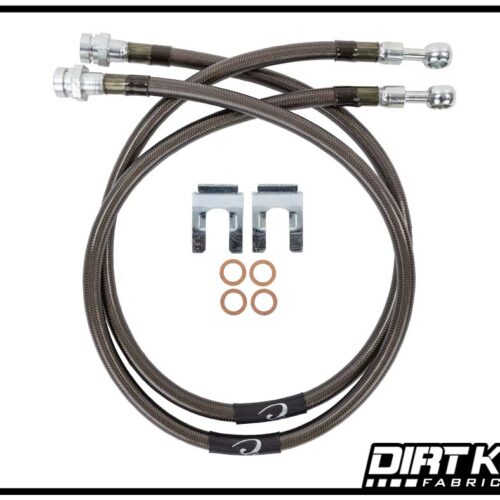 Dirt King Fabrication Brake Lines | 10mm Banjo x 10mm-1.5 FIF DK-231021K-GY