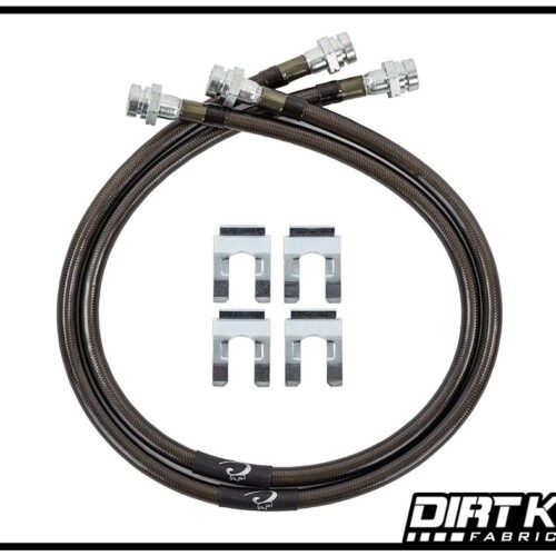 Dirt King Fabrication Brake Lines | 10mm-1.0 FIF x 10mm-1.0 FIF DK-270714K-GY