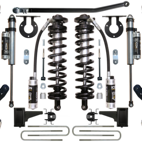 ICON 2005-2010 Ford F250/F350, 4-5.5″ Lift, Stage 4 Coilover Conversion System