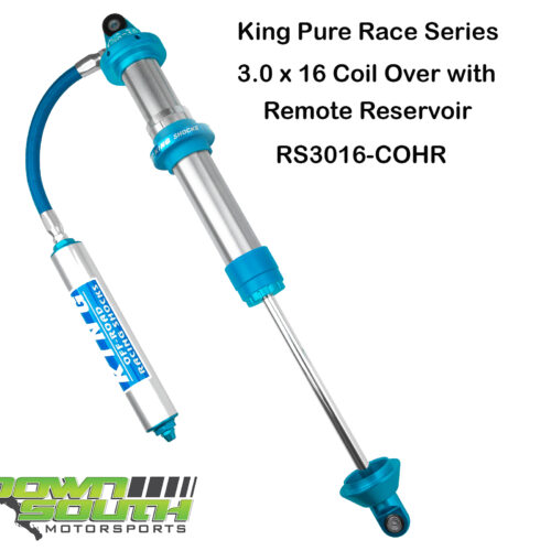 King Shocks 3.0 x 16″ Pure Race Series Dual Rate Coil Over With Remote Reservoir W/O Springs RS3016-COHR